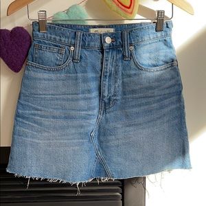 Madewell Denim Mini Skirt | 24